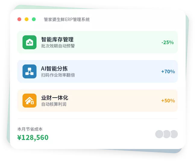 管家婆生鲜ERP